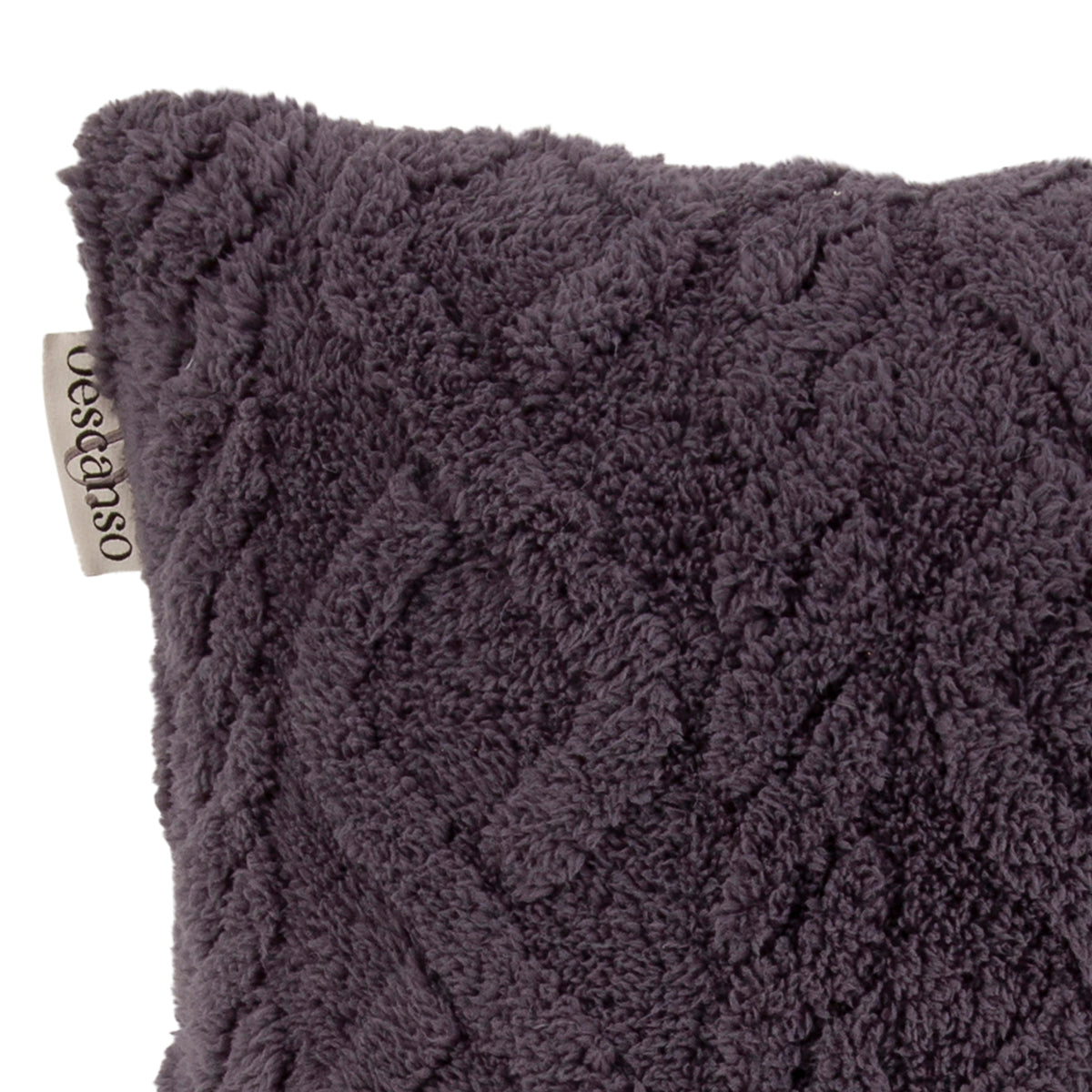 Descanso Sierkussen Jacquard Teddy - Antraciet