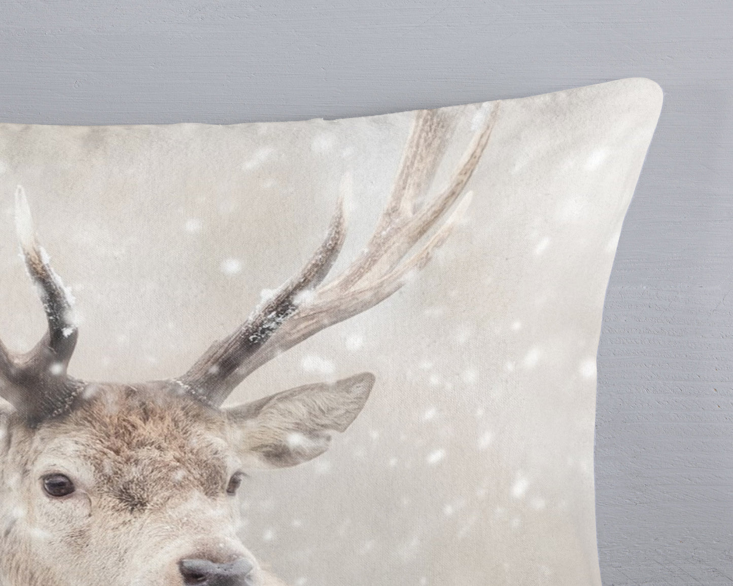 Dekbedovertrek Good Morning Flanel Snowydeer - Duitsland 135x200 + 1* 80x80 cm