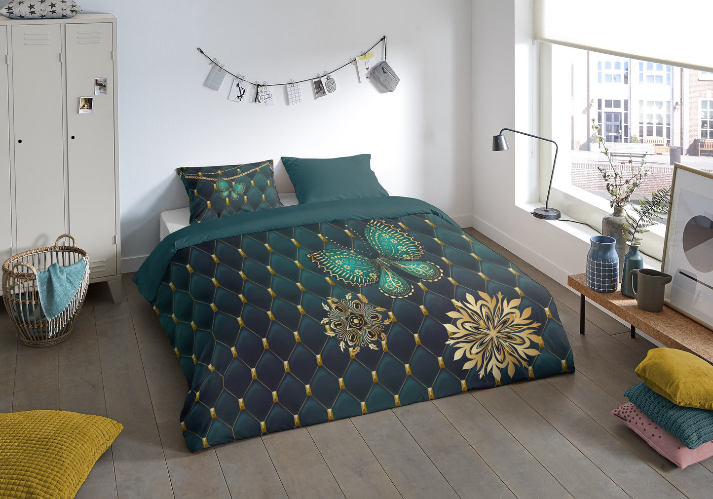 Dekbedovertrek Pure microvezel Lavanya - Lits jumeaux 240x200/220 cm