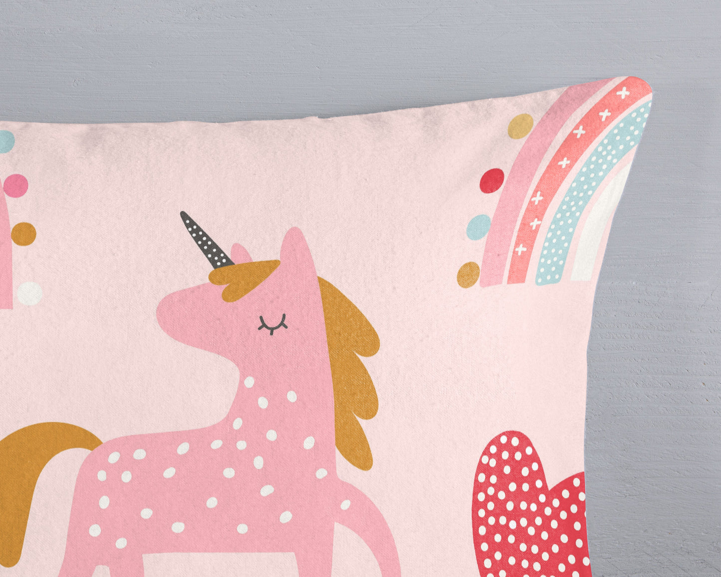 Kinderdekbedovertrek Good Morning Flanel Unicorn - Oostenrijk 140x200 + 1* 70x90 cm