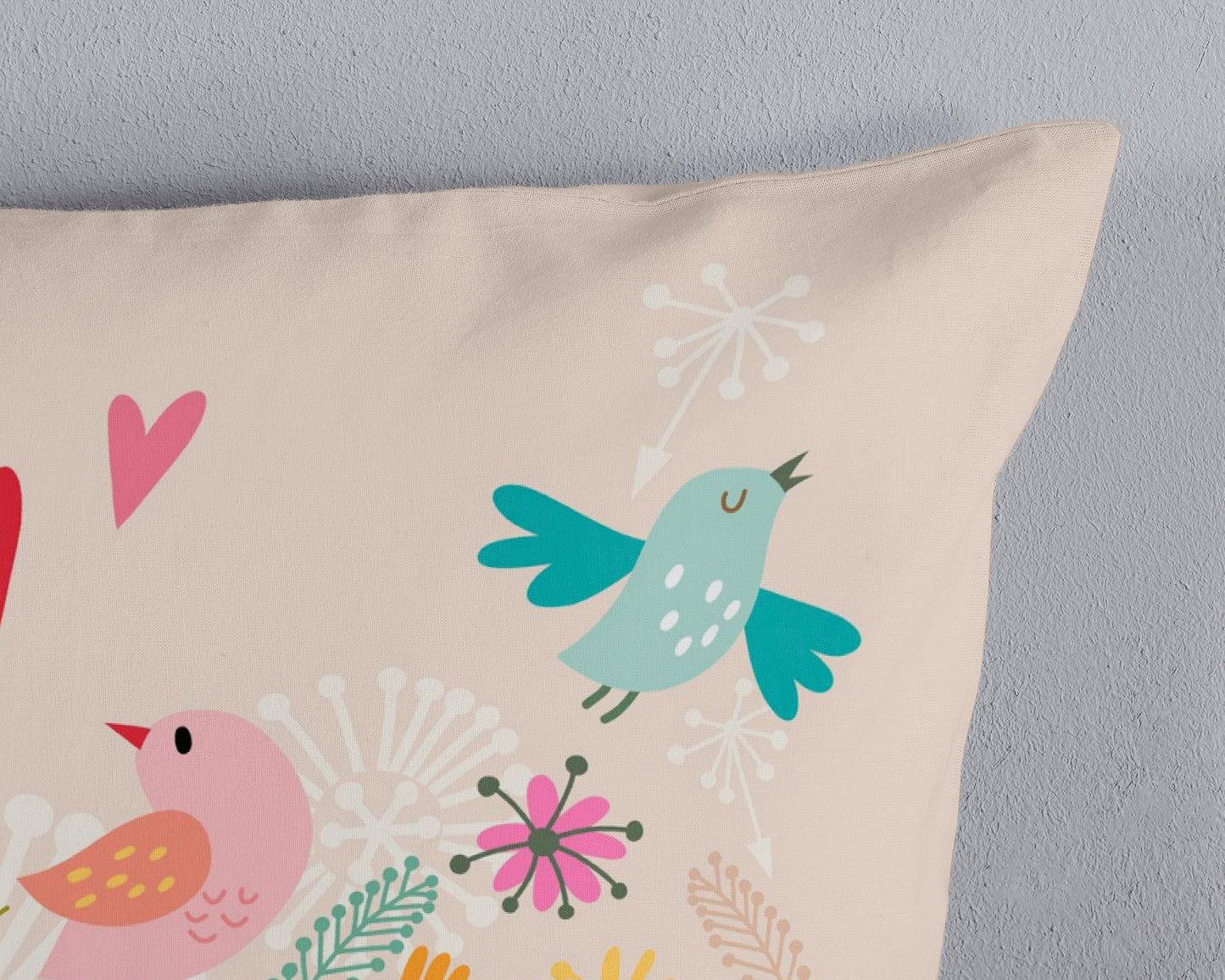 Kinderdekbedovertrek Good Morning Happily - 1 persoons 140×200/220 cm
