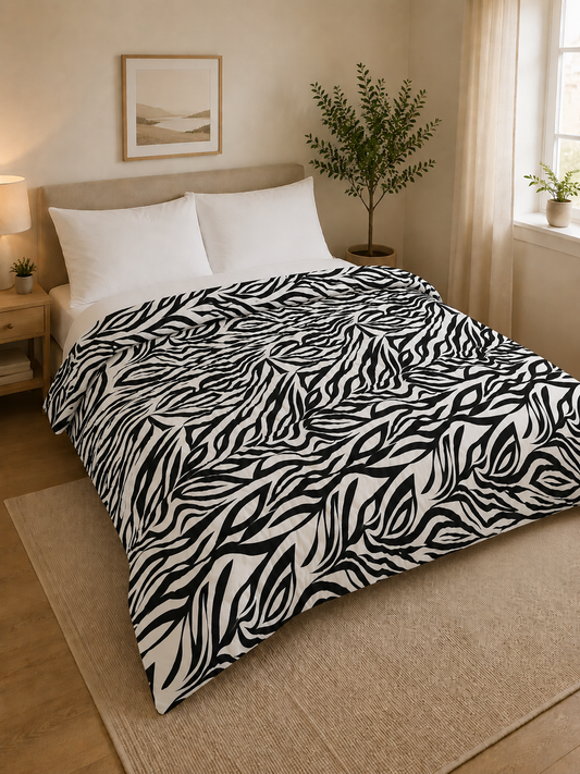 Hotel Dekbed Zwart-Wit Zebra