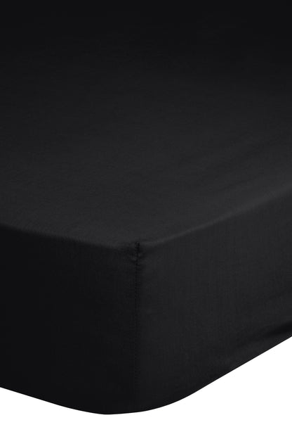 Hoeslaken Good Morning Uni - Katoen Jersey - Lits jumeaux 180x200 cm