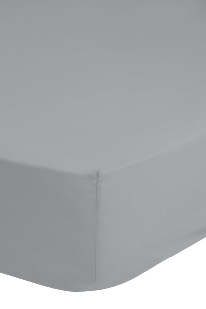 Hoeslaken Good Morning Uni - Katoen Jersey - Lits jumeaux 180x200 cm