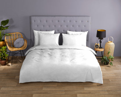 Dekbedovertrek Good Morning Uni - Katoen - Lits jumeaux 240x200/220 cm
