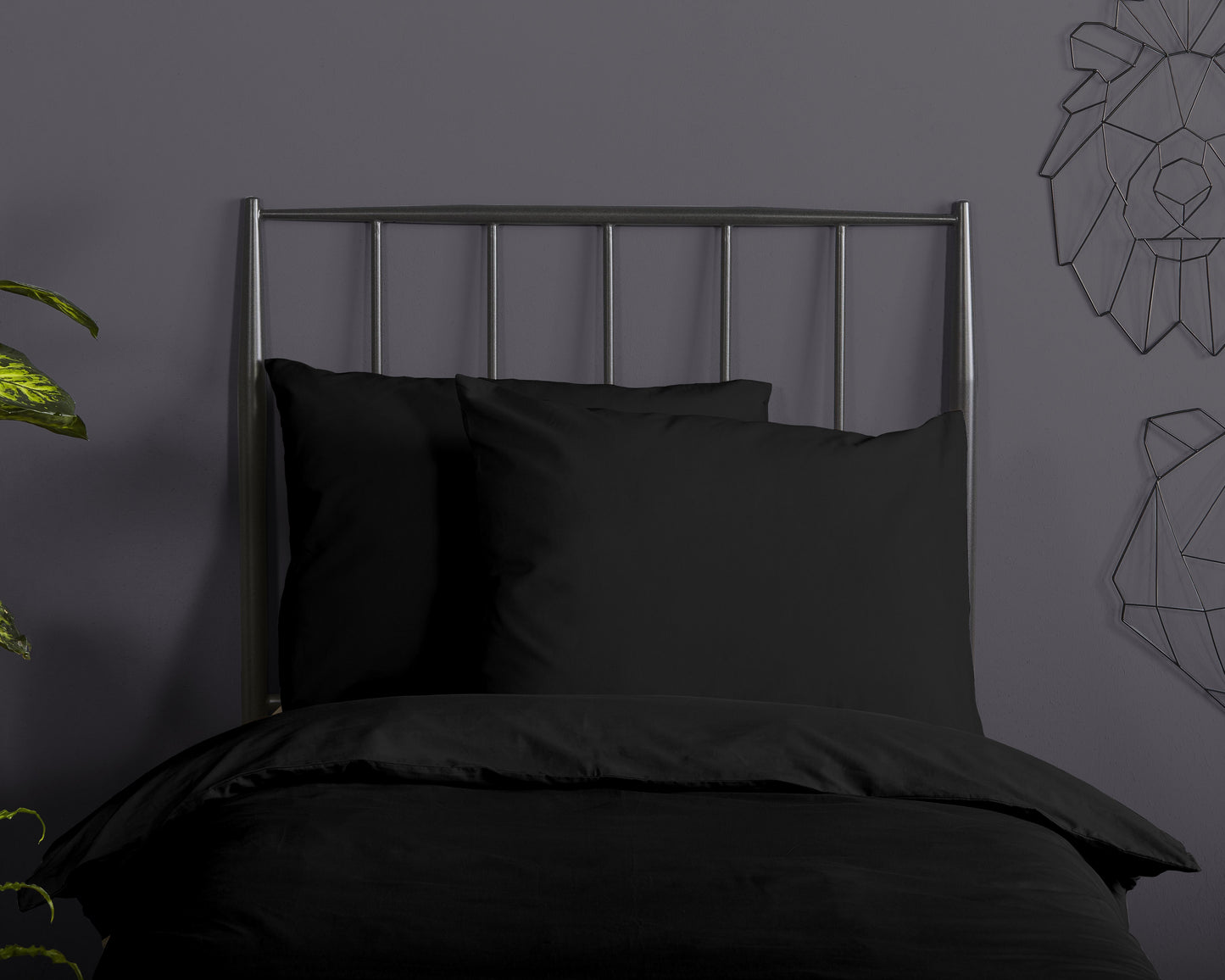 Dekbedovertrek Good Morning Uni - Katoen - 1 persoons 140Ã—200/220 cm