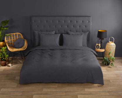 Dekbedovertrek Good Morning Uni - Katoen - 2 persoons 200x200/220 cm