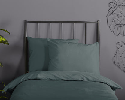 Dekbedovertrek Good Morning Uni - Katoen - 1 persoons 140Ã—200/220 cm