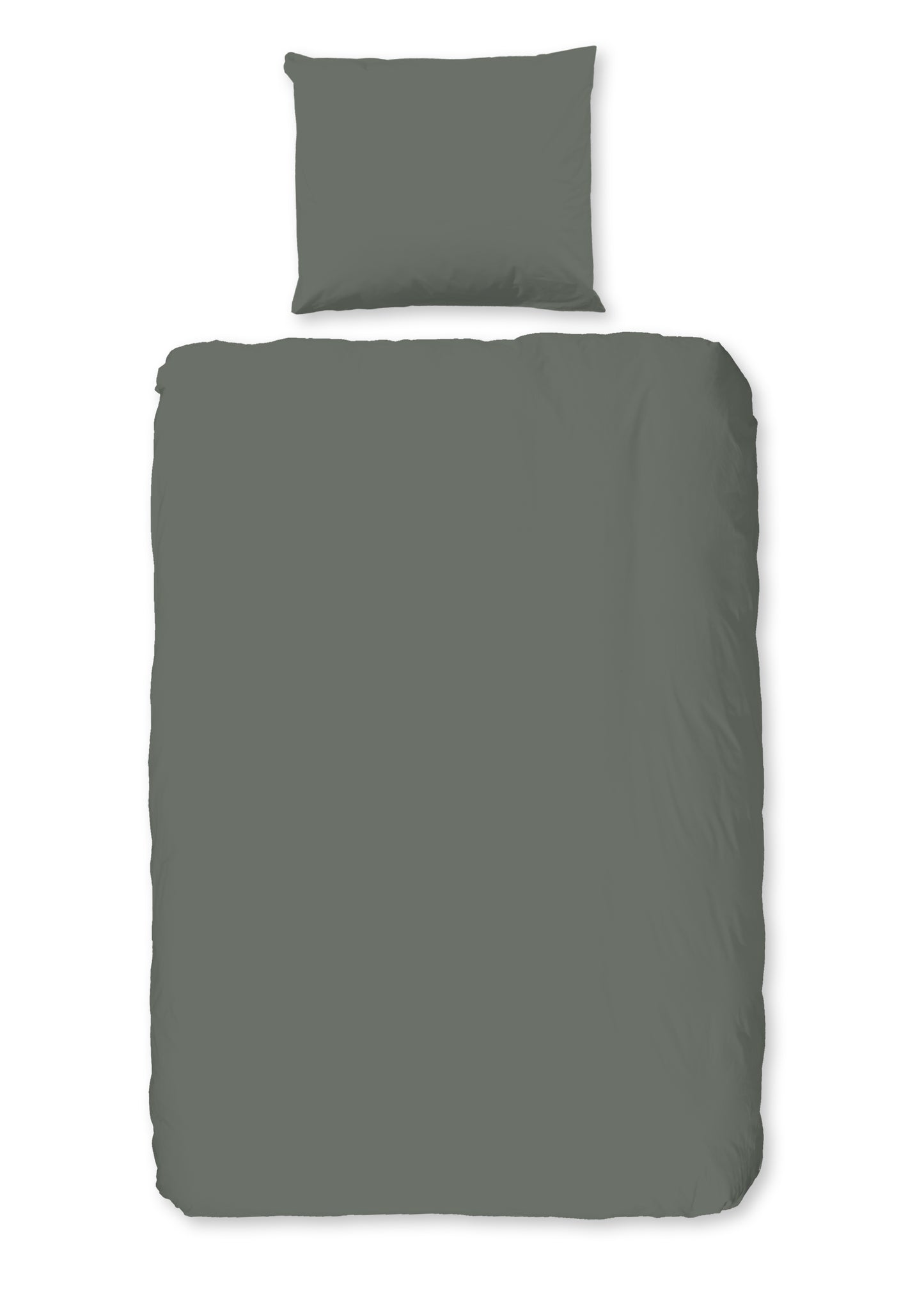 Dekbedovertrek Good Morning Uni - Katoen - 1 persoons 140Ã—200/220 cm