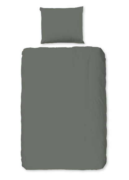 Dekbedovertrek Good Morning Uni - Katoen - 1 persoons 140Ã—200/220 cm