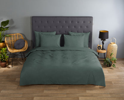 Dekbedovertrek Good Morning Uni - Katoen - 2 persoons 200x200/220 cm