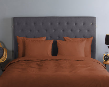 Dekbedovertrek Good Morning Uni - Katoen - Lits jumeaux 240x200/220 cm