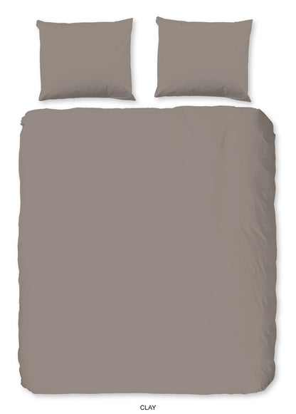 Dekbedovertrek HIP Uni - Katoen Satijn - 1 persoons 140Ã—200/220 cm