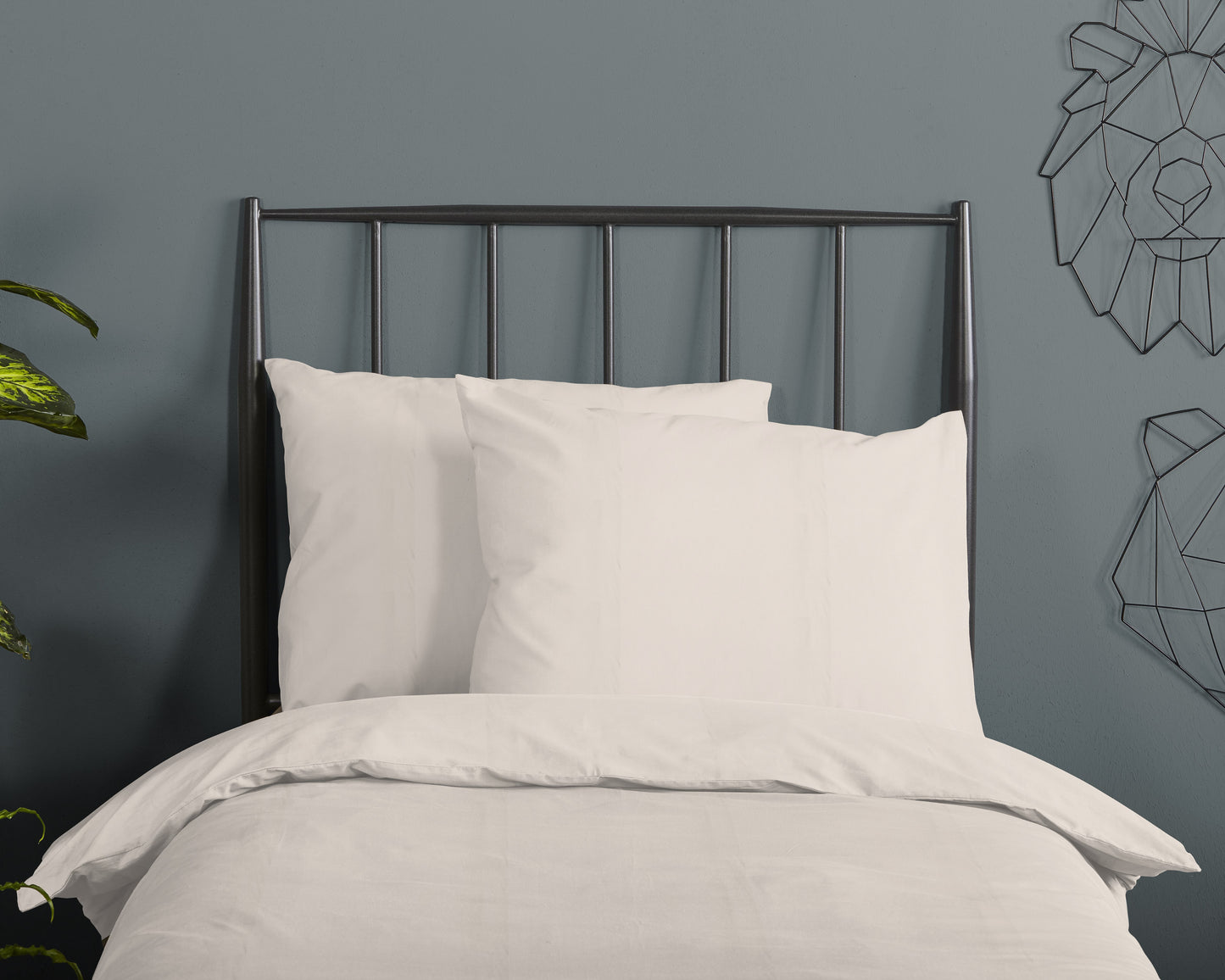 Dekbedovertrek HIP Uni - Katoen Satijn - 1 persoons 140Ã—200/220 cm