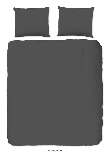 Dekbedovertrek HIP Uni - Katoen Satijn - 1 persoons 140Ã—200/220 cm