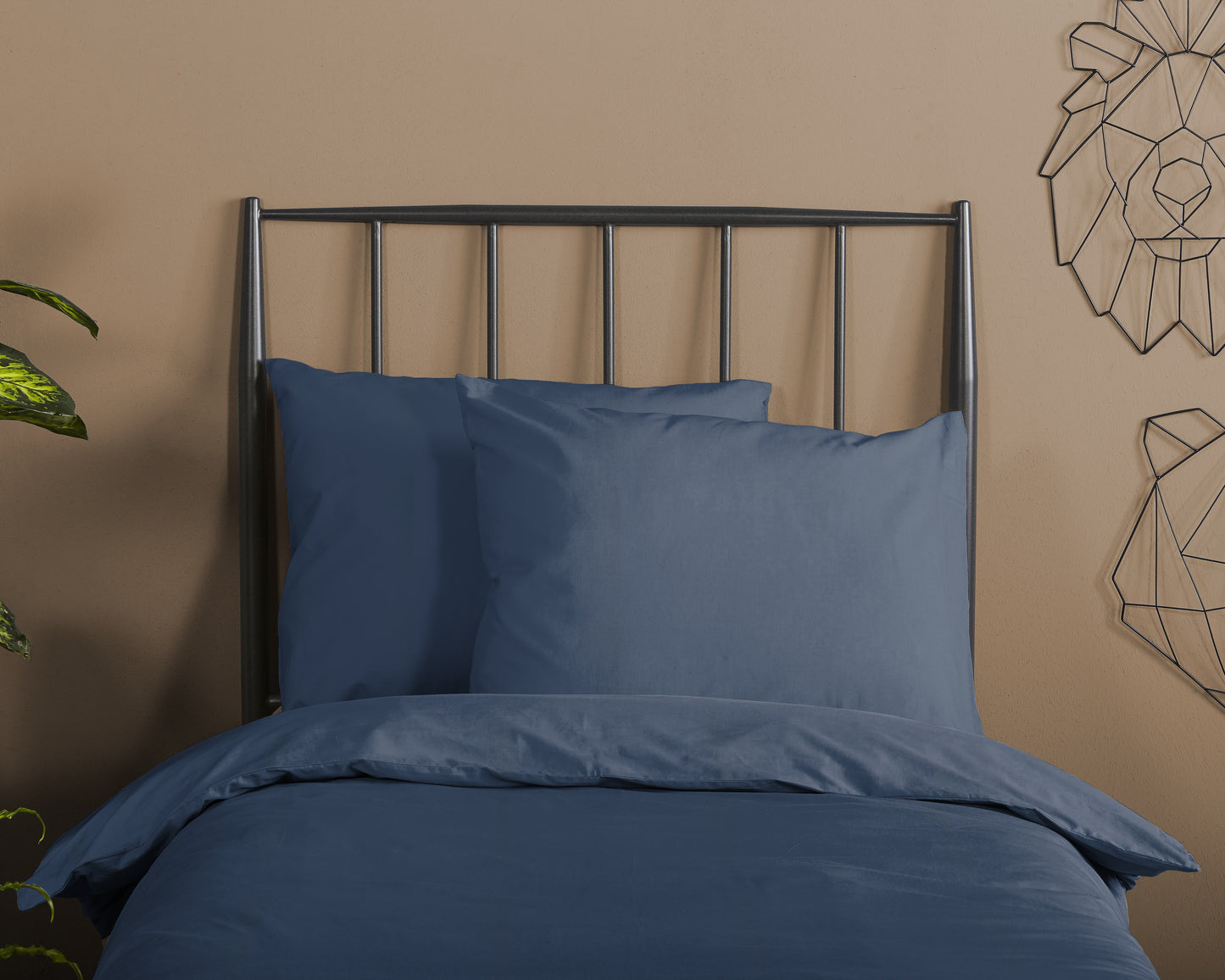 Dekbedovertrek HIP Uni - Katoen Satijn - 1 persoons 140Ã—200/220 cm