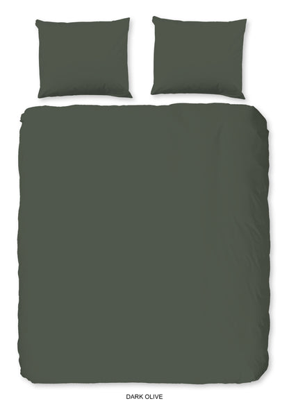Dekbedovertrek HIP Uni - Katoen Satijn - 2 persoons 200x200/220 cm