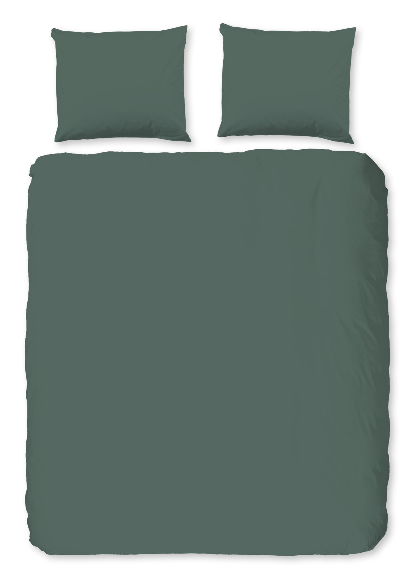 Dekbedovertrek Good Morning Uni - Katoen Flanel - Lits jumeaux 240x200/220 cm