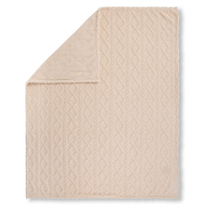 Plaid Descanso Jacquard Teddy - 130x160 cm