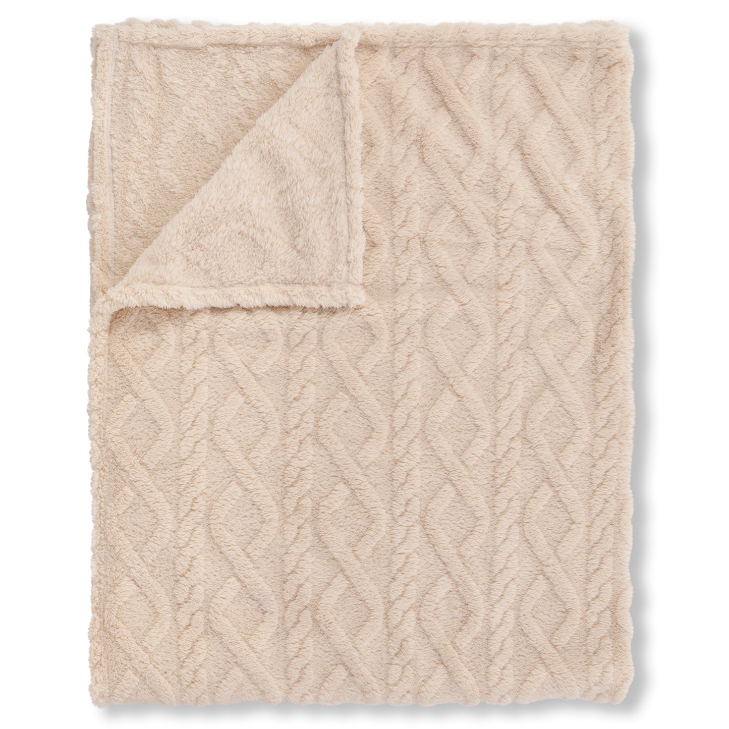 Plaid Descanso Jacquard Teddy - 130x160 cm