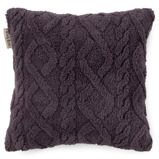 Descanso Sierkussen Jacquard Teddy - Antraciet