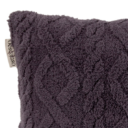 Descanso Sierkussen Jacquard Teddy - Antraciet