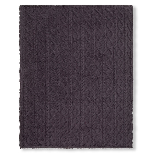 Descanso Plaid Jacquard Teddy - Antraciet