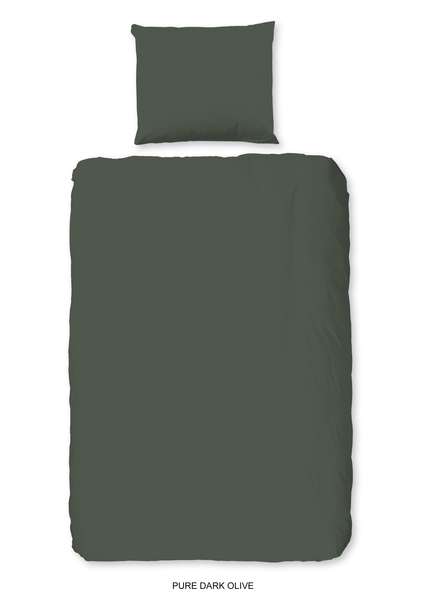 Dekbedovertrek Pure microvezel Uni - 1 persoons 140Ã—200/220 cm