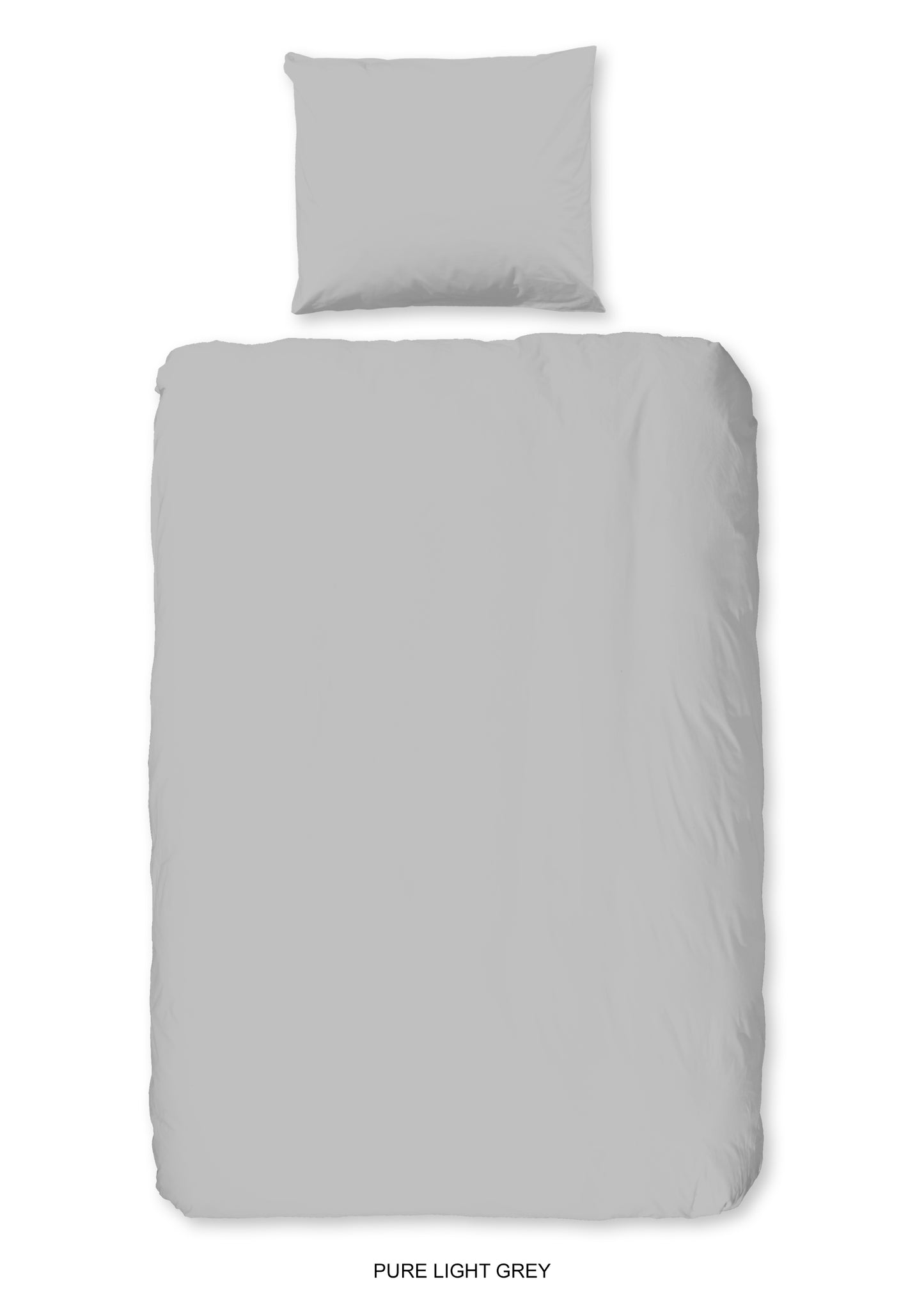 Dekbedovertrek Pure microvezel Uni - 1 persoons 140Ã—200/220 cm