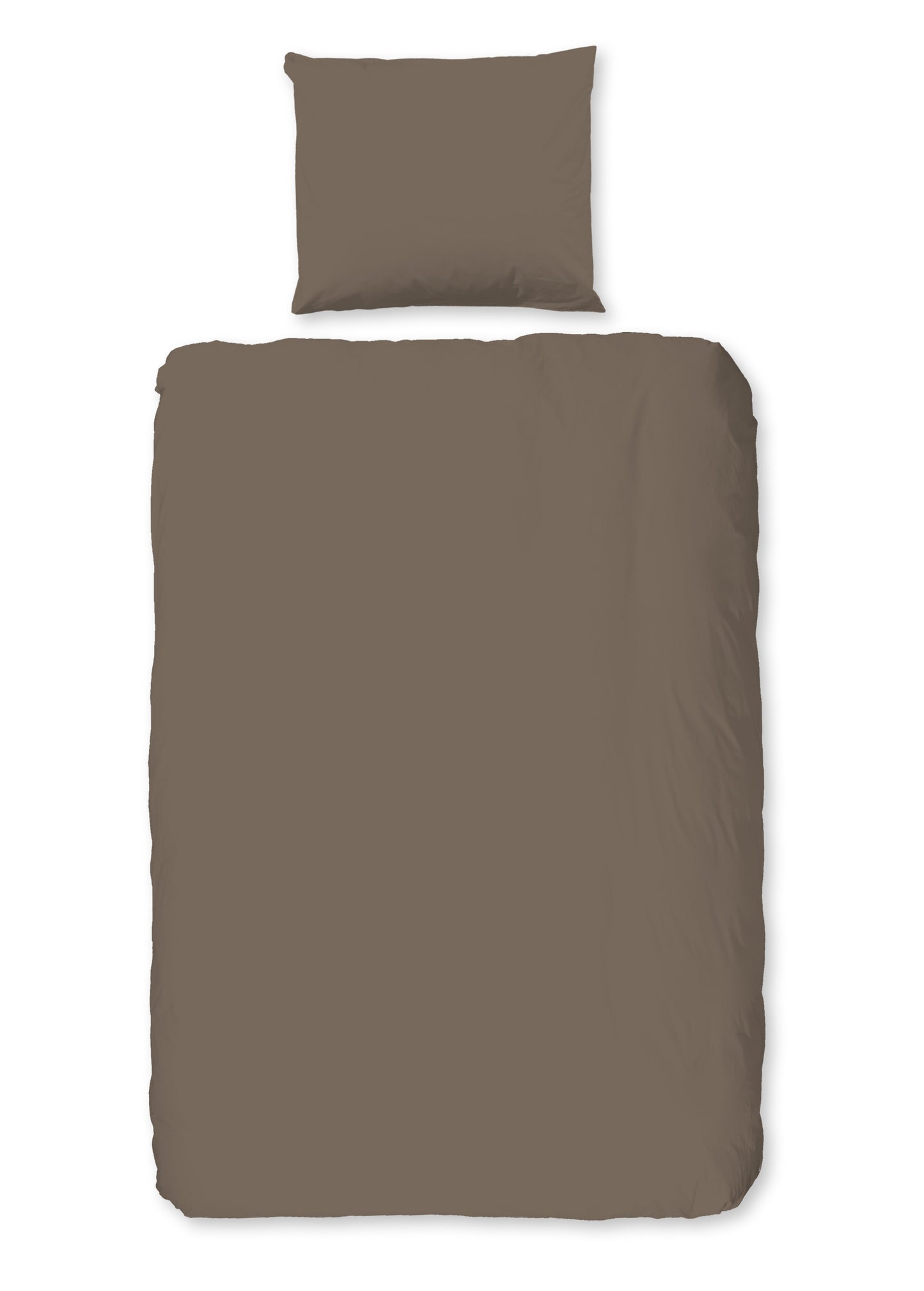 Dekbedovertrek Pure microvezel Uni - 1 persoons 140Ã—200/220 cm