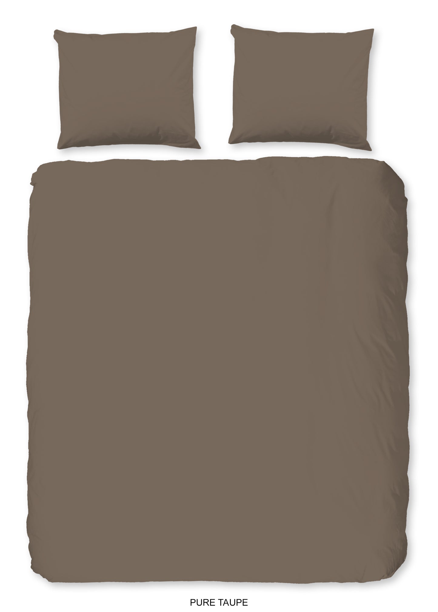 Dekbedovertrek Pure microvezel Uni - Lits jumeaux 240x200/220 cm