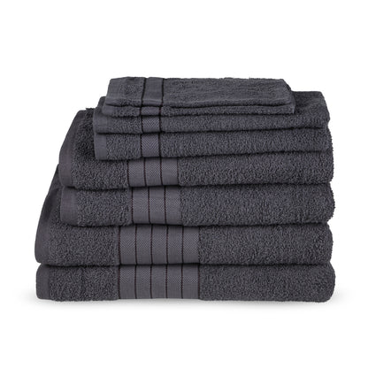 Handdoeken Pakket 8 Stuks Uni - Katoen Badstof - Handdoekenset 8 stuks