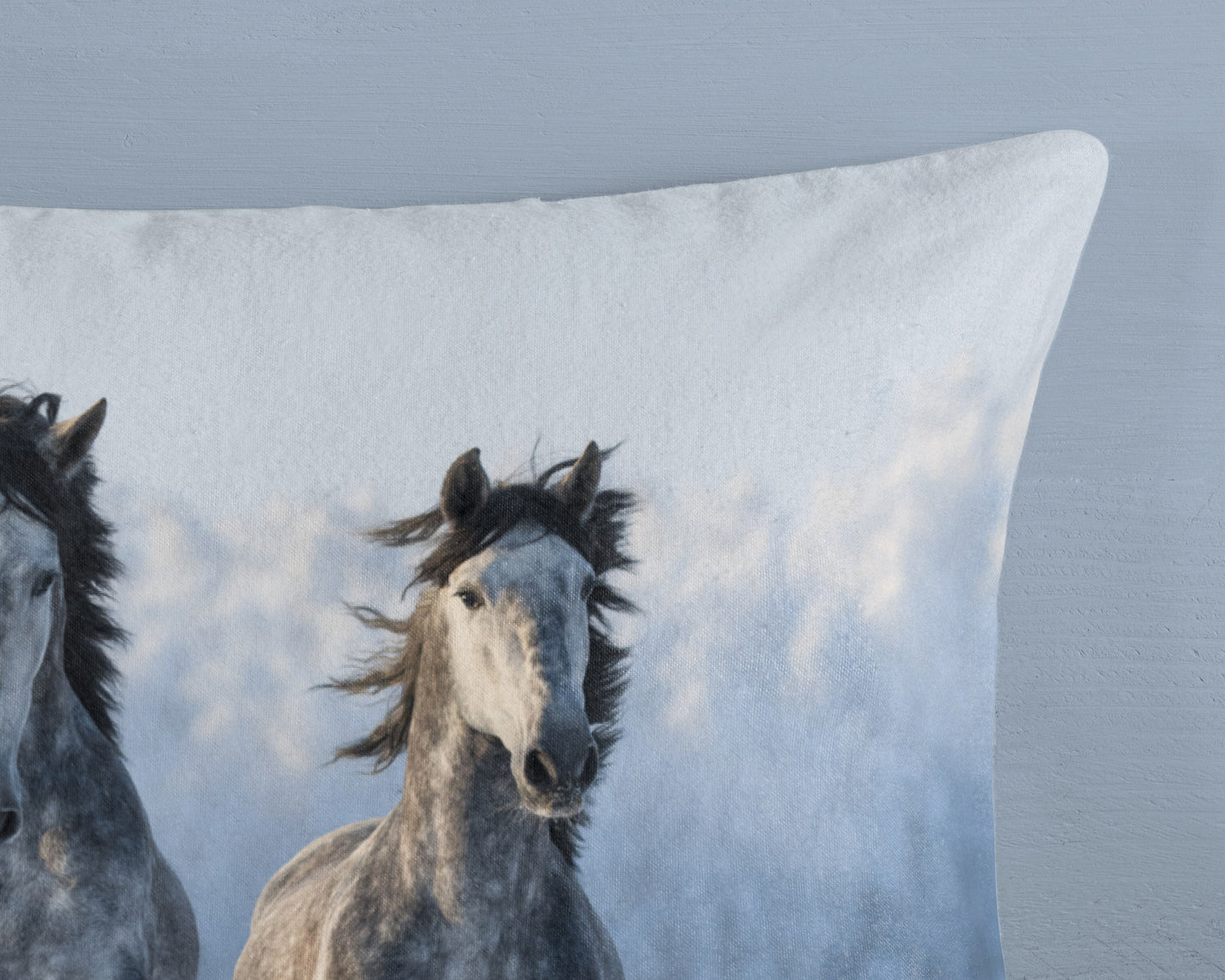 Kinderdekbedovertrek Good Morning Flanel Snowhorses