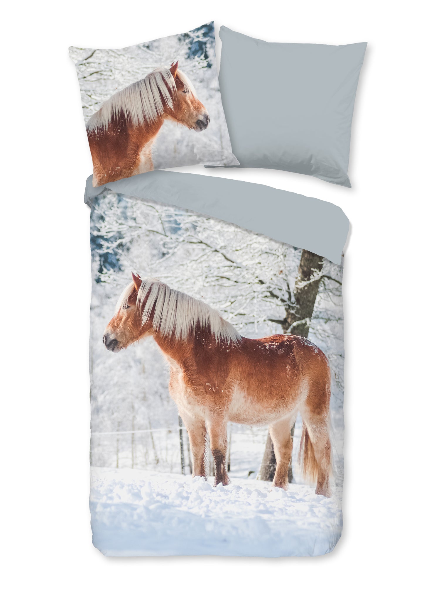Kinderdekbedovertrek Good Morning Flanel Scarlet - Duitsland 135x200 + 1* 80x80 cm