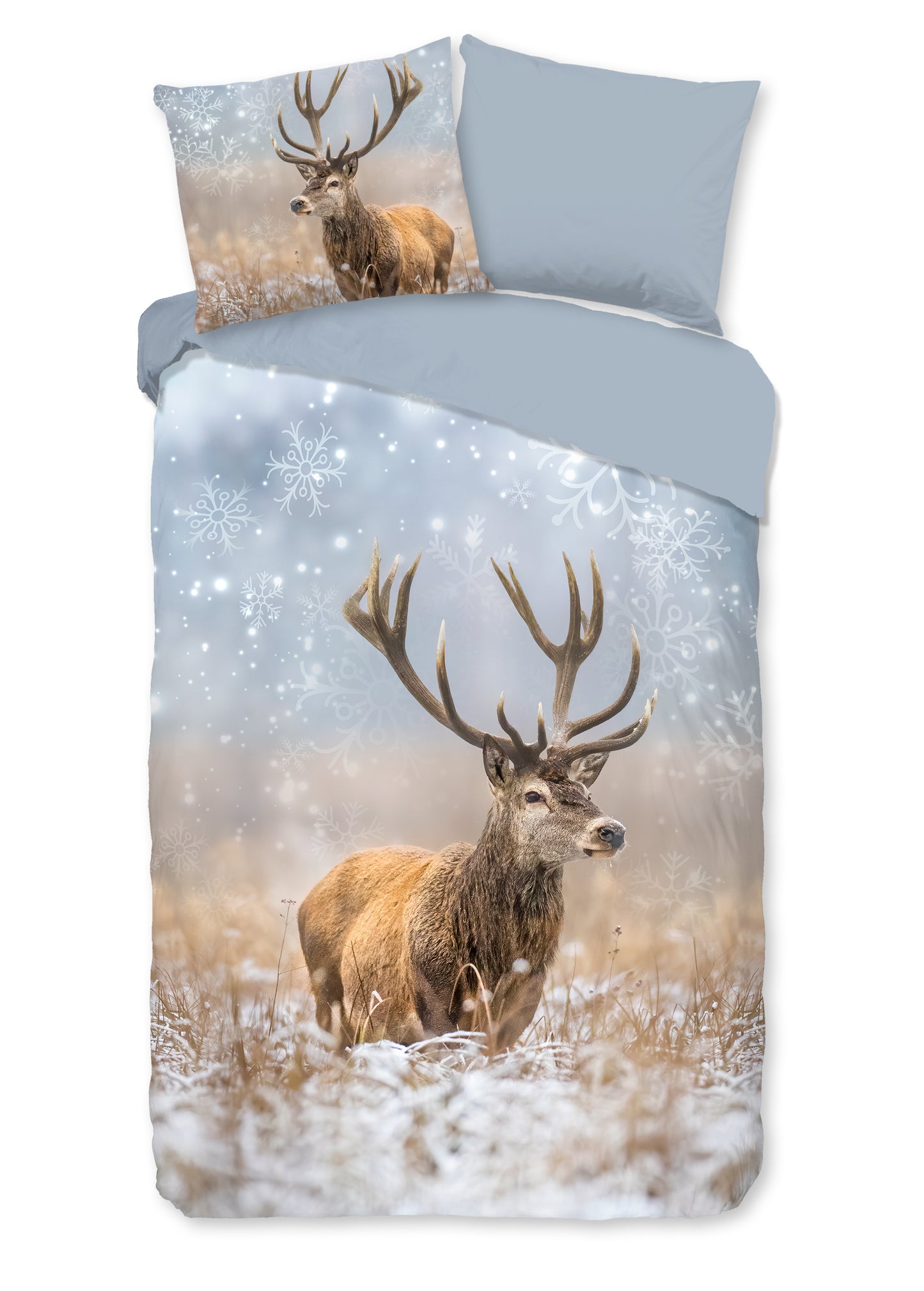 Dekbedovertrek Good Morning Flanel Jolly - 1 persoons 140Ã—200/220 cm
