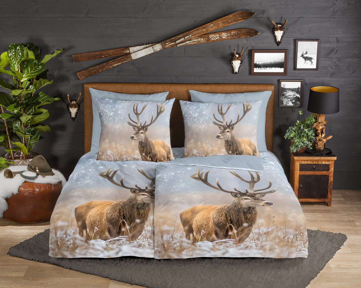 Dekbedovertrek Good Morning Flanel Jolly - Duitsland 135x200 + 1* 80x80 cm