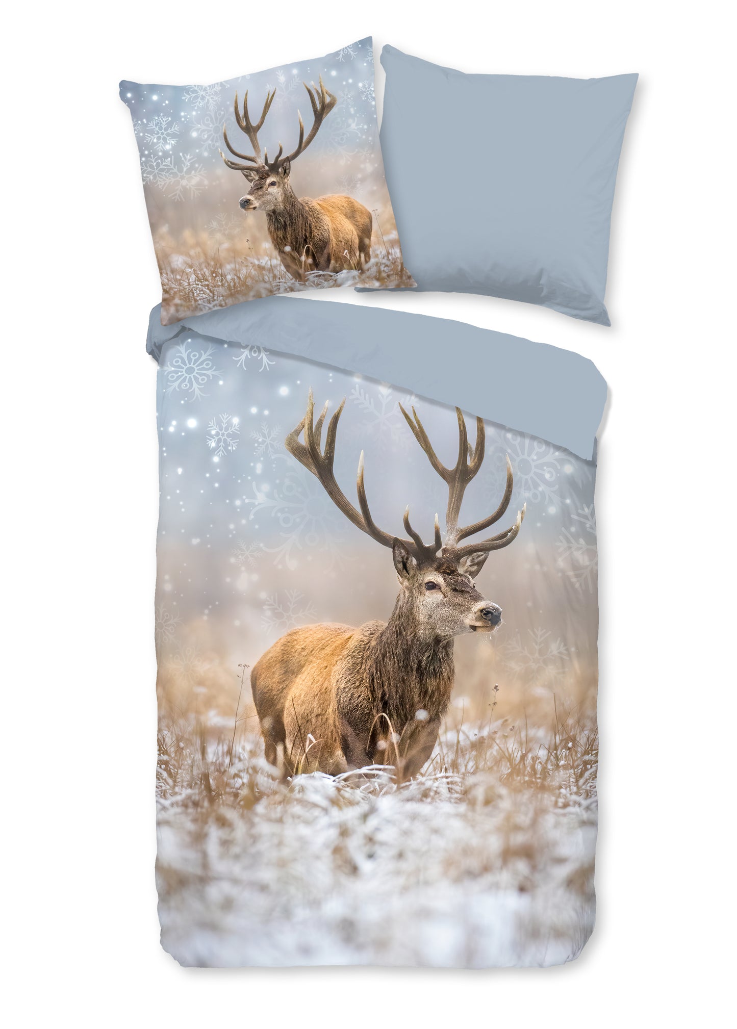 Dekbedovertrek Good Morning Flanel Jolly - Duitsland 155x220 + 1* 80x80 cm