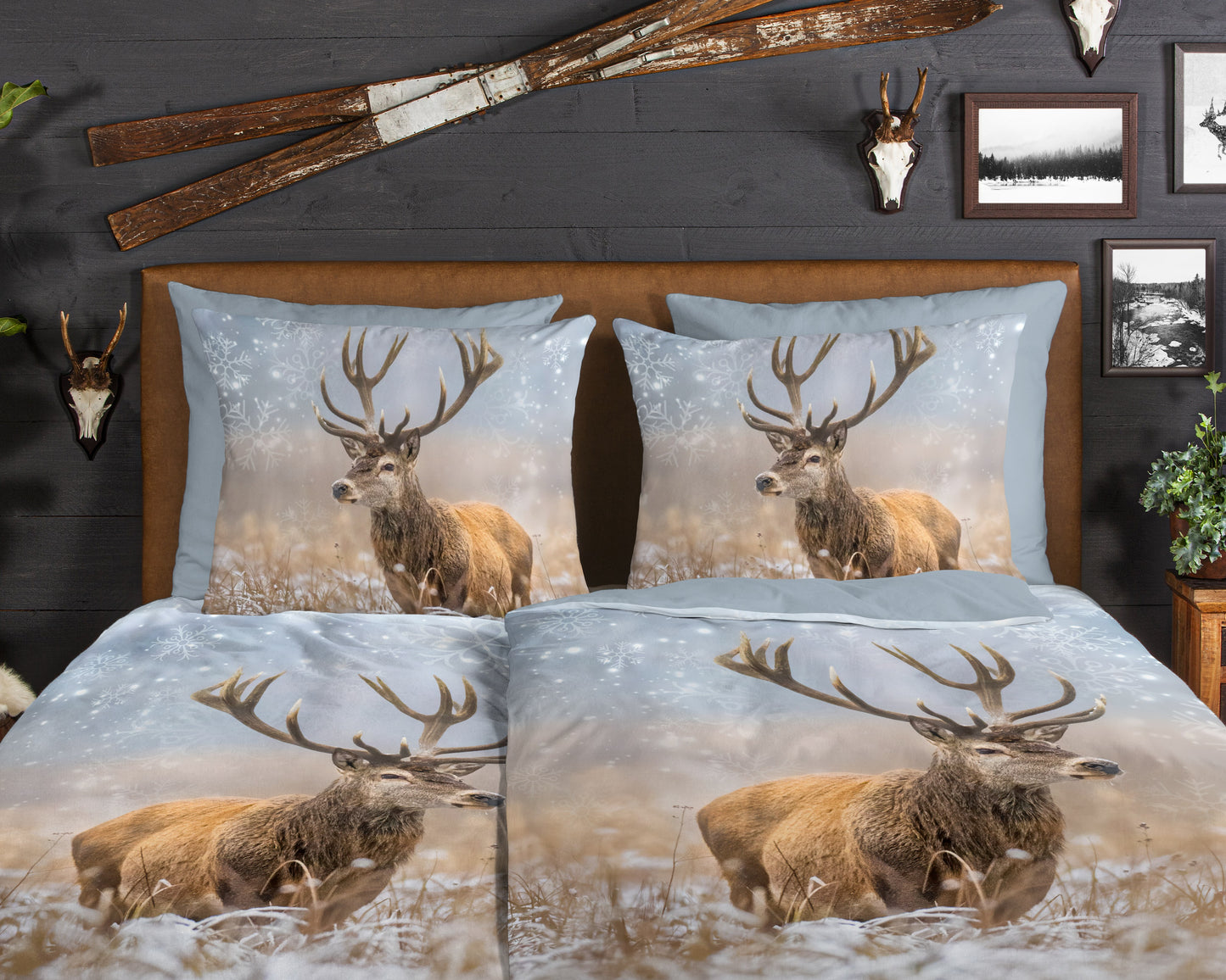 Dekbedovertrek Good Morning Flanel Jolly - Duitsland 155x220 + 1* 80x80 cm