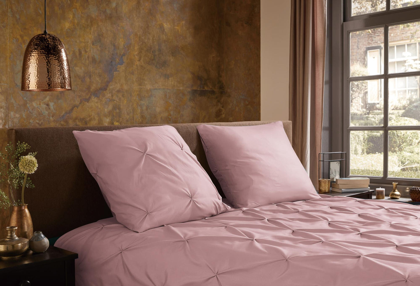 Dekbedovertrek Pure microvezel Elegance - Lits jumeaux 240x200/220 cm