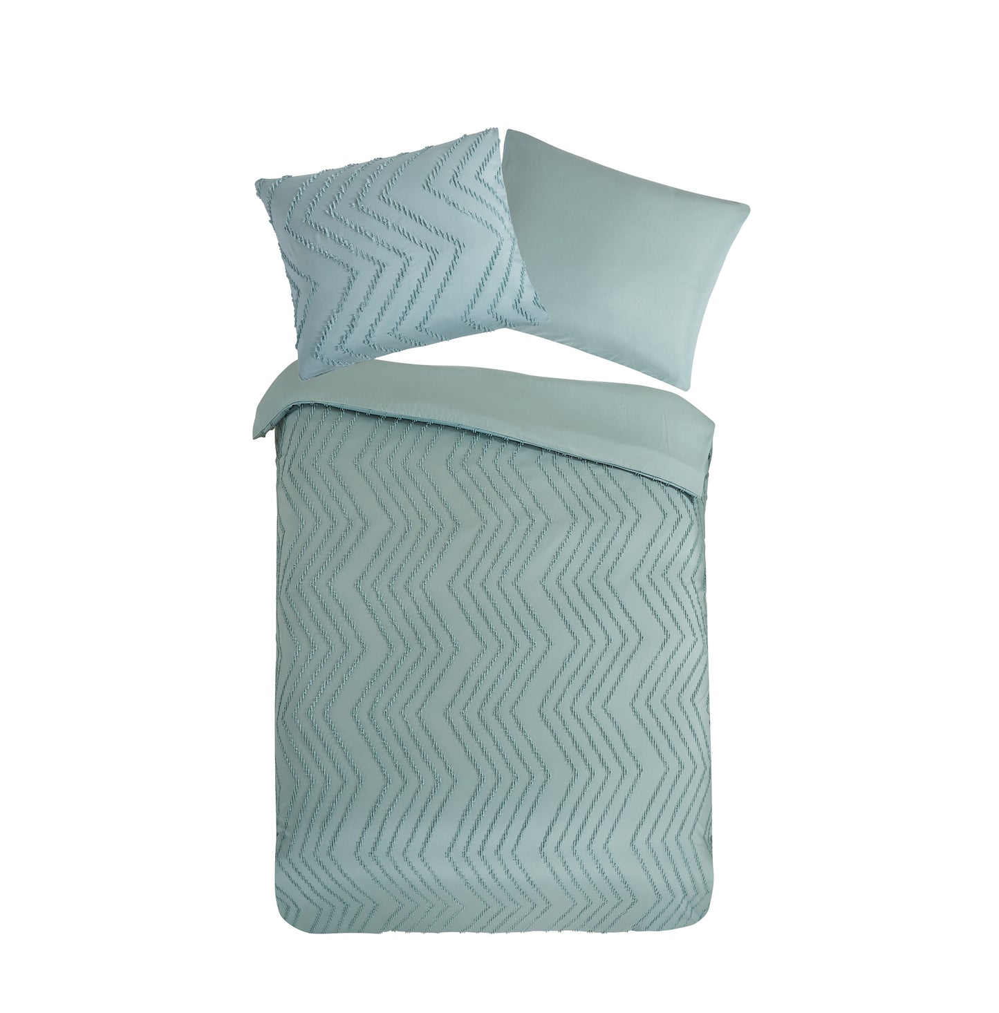 Dekbedovertrek Pure microvezel Zigzag - 1 persoons 140Ã—200/220 cm