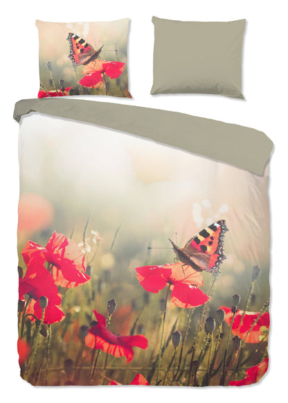 Dekbedovertrek Good Morning Poppies - 2 persoons 200x200/220 cm