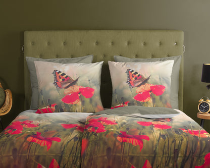 Dekbedovertrek Good Morning Poppies - Duitsland 200x200 + 2* 80x80 cm