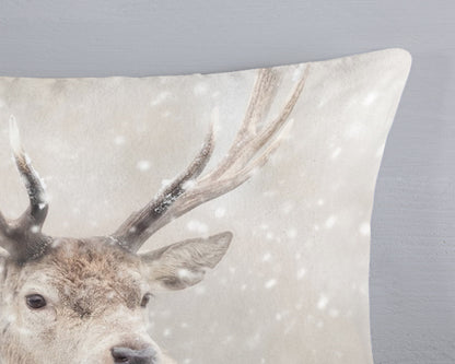 Dekbedovertrek Good Morning Flanel Snowydeer - 1 persoons 140Ã—200/220 cm