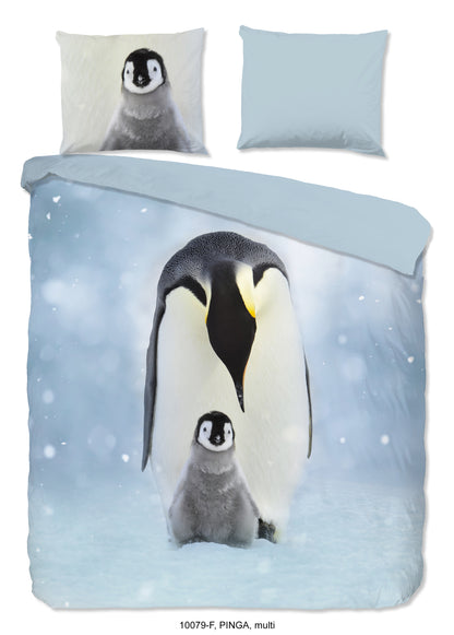 Dekbedovertrek Good Morning Flanel Pinga - Lits jumeaux XL 260x200/220 cm