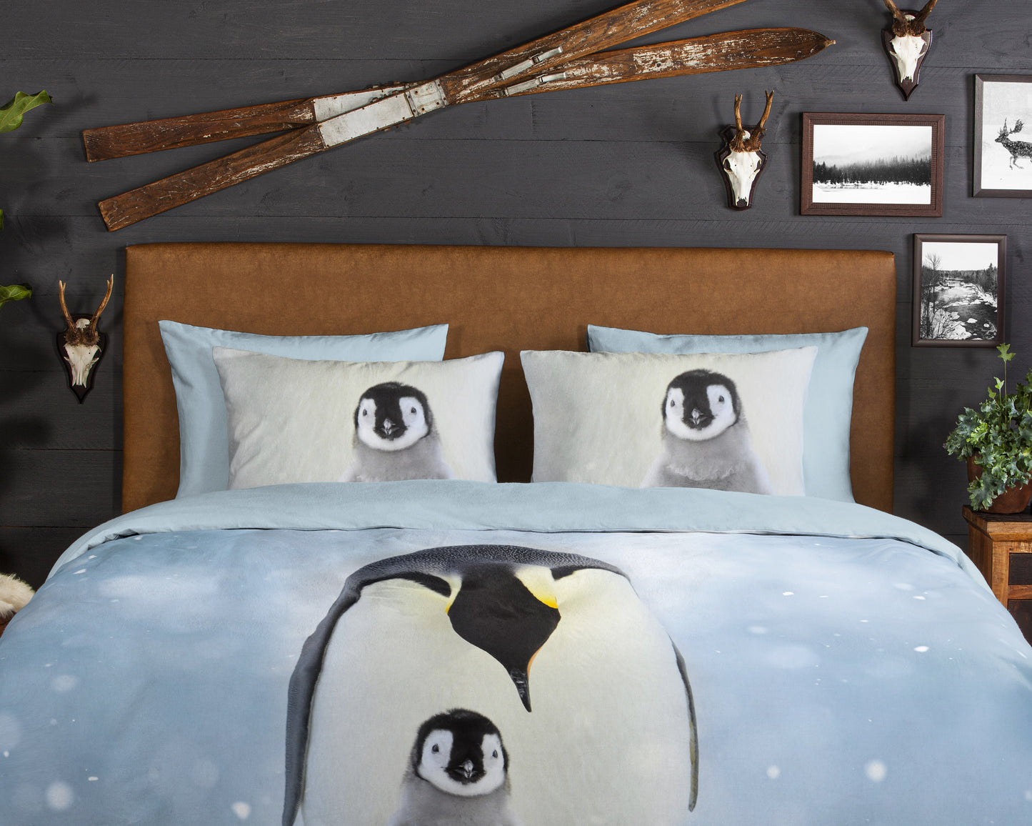 Dekbedovertrek Good Morning Flanel Pinga - Lits jumeaux XL 260x200/220 cm