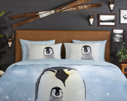 Dekbedovertrek Good Morning Flanel Pinga - Lits jumeaux XL 260x200/220 cm