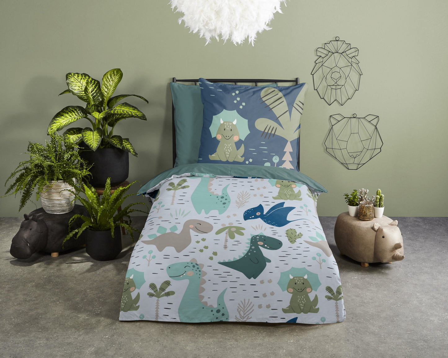 Wasbaar Kinderdekbed Mees - Synthetisch - Microvezel - Dekbed 135x200 cm