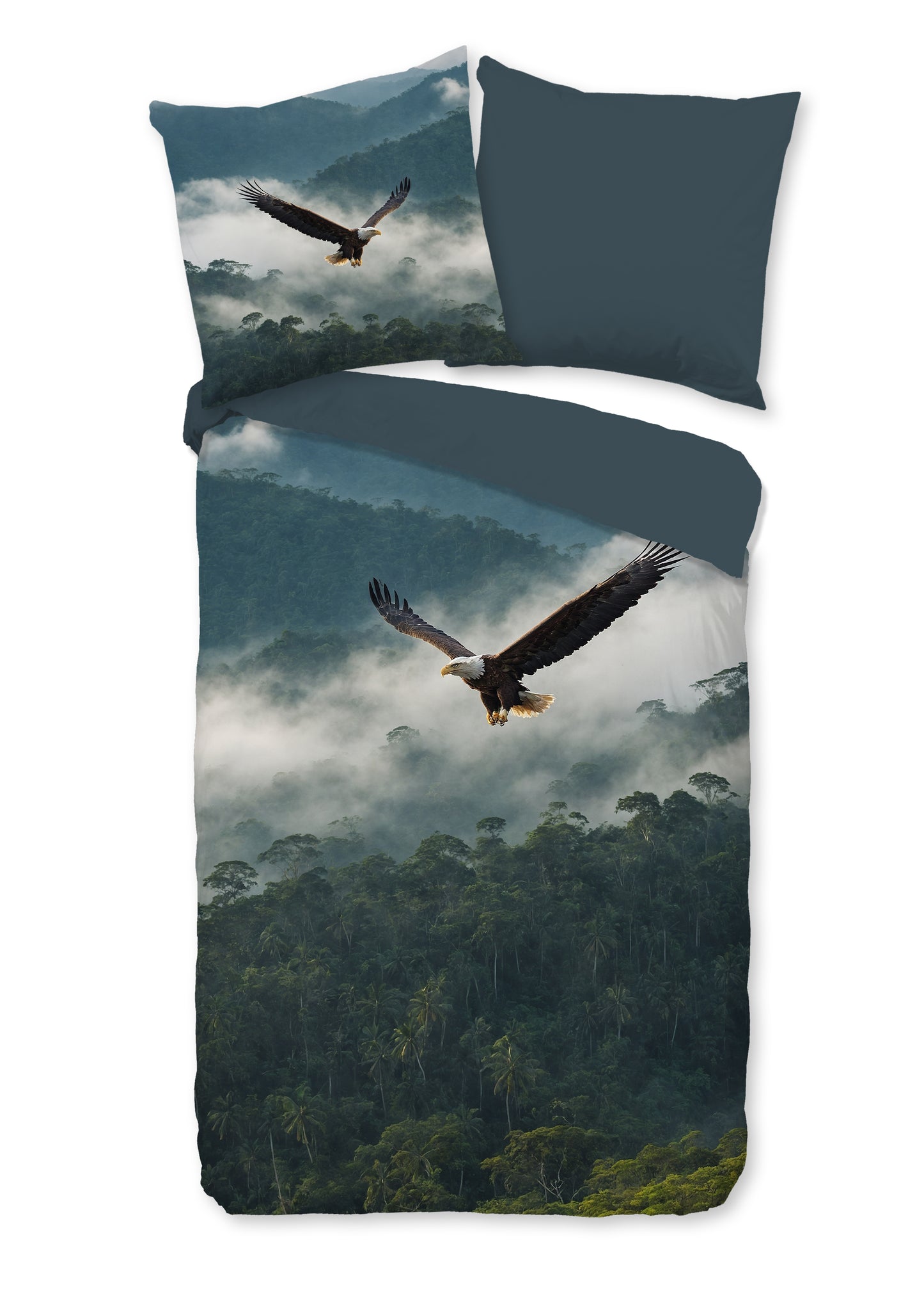 Dekbedovertrek Pure microvezel Eagle - Duitsland 200x200 + 2* 80x80 cm