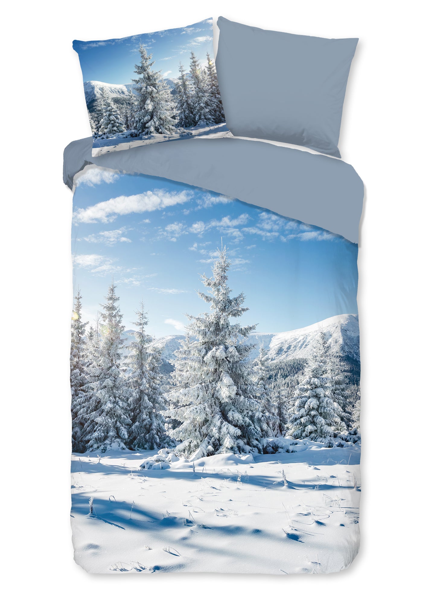 Dekbedovertrek Good Morning Flanel Albert - 1 persoons 140Ã—200/220 cm