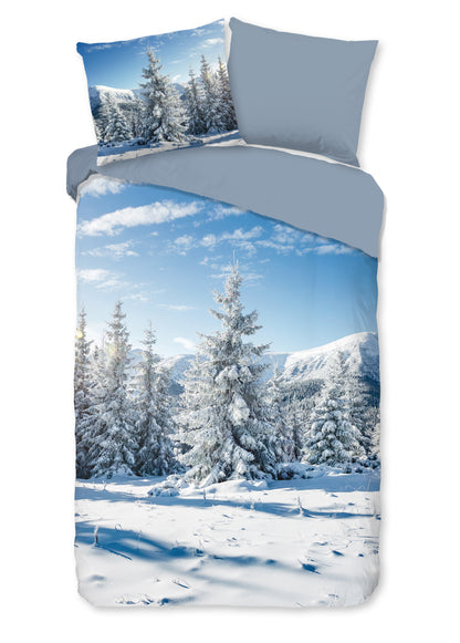 Dekbedovertrek Good Morning Flanel Albert - 1 persoons 140Ã—200/220 cm
